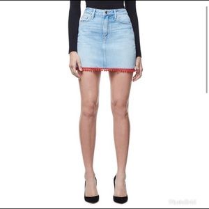 Good American denim skirt